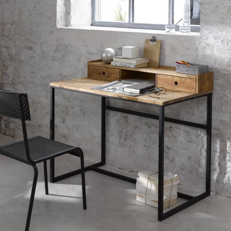Hiba Industrial Style Desk